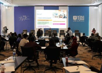 مناقشة السياسات المائية الرشيدة في منتدى شباب العالم