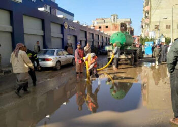 استمرار أعمال شفط مياه الأمطار من شوارع الشرقية
