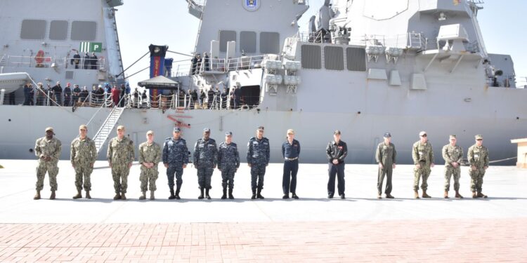 بدء فعاليات التدريب البحري الدولي IMX/CE22 بنطاق الأسطول الجنوبي بالبحر الأحمر