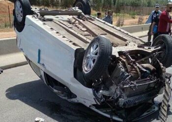 ننشر أسماء المصابين 11 في حادث انقلاب سيارة ربع نقل بمطروح