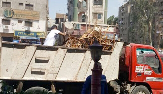 رفع 740 حالة إشغال طريق في حملة بأسوان