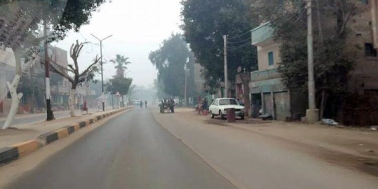 إصابة شخص في تصادم سيارة ودراجة نارية بطريق مصر أسيوط الزراعي