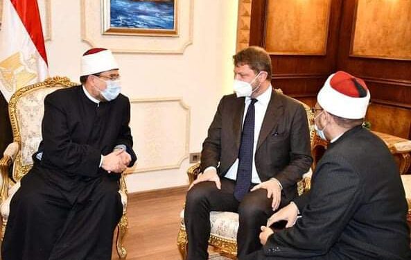 وزير الأوقاف يستقبل رئيس برلمان البحر الأبيض المتوسط.. صور
