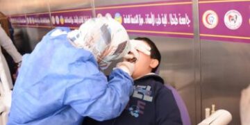 قافلة طبية للكشف على 1468 حالة بالغربية
