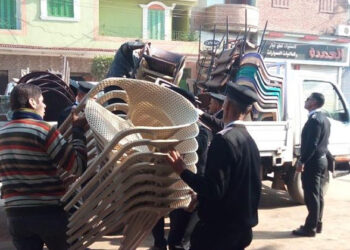 إزالة إشغالات في مراكز دمنهور وكفر الدوار والدلنجات بالبحيرة