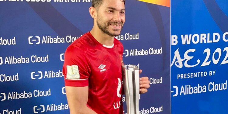 ياسر إبراهيم رجل مباراة الهلال السعودي في مونديال الأندية