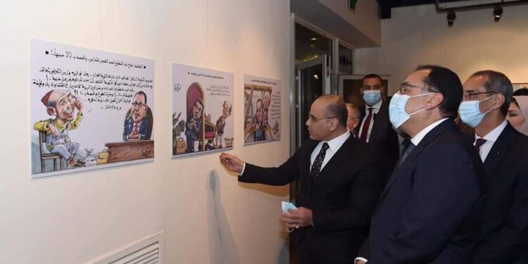ماذا قال رئيس الوزراء عن فن الكاريكاتير وتأثيره على الشارع المصري؟