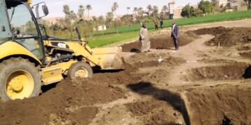 محافظة سوهاج تزيل تعديات من على 19 فدان زراعي