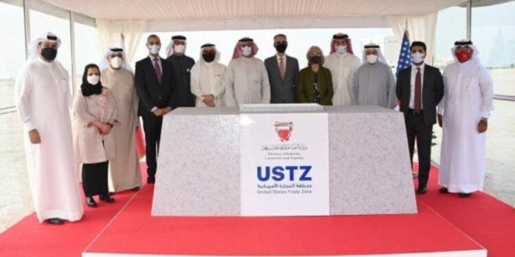 البحرين تضع حجر الأساس لمشروع منطقة التجارة الأمريكية في إطار خطة التعافي الاقتصادي