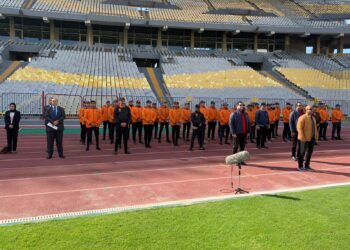 استعدادات أمنية لتأمين مباراة الزمالك وسموحة..صور