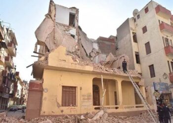 انهيار منزل بأسيوط دون خسائر بشرية