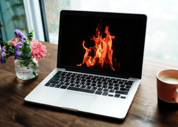 ارتفاع درجة حرارة الكمبيوتر المحمول