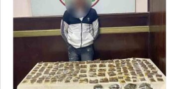 سقوط مسجل خطر بحوزته استروكس وهيروين وفودو بالمقطم