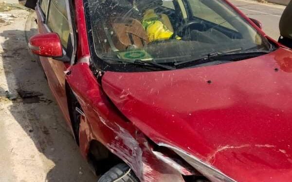 بالصور.. تفاصيل إصابة 5 أشخاص إثر انقلاب سيارة بالقاهرة الجديدة