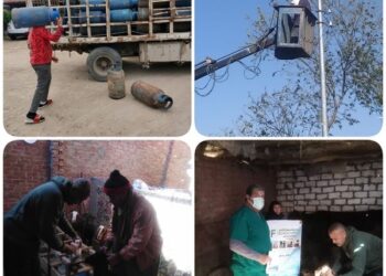 محافظة البحيرة تنظم قافلتين سكانيتين بحوش عيسى ووادي النطرون ضمن حياة كريمة