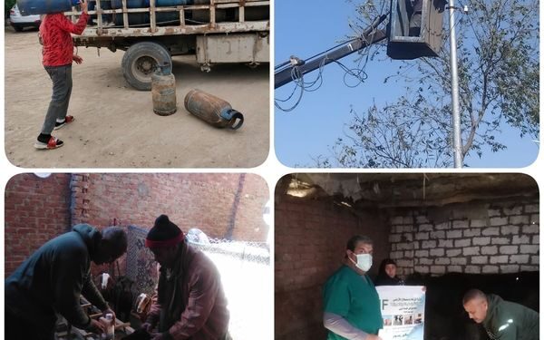 محافظة البحيرة تنظم قافلتين سكانيتين بحوش عيسى ووادي النطرون ضمن حياة كريمة