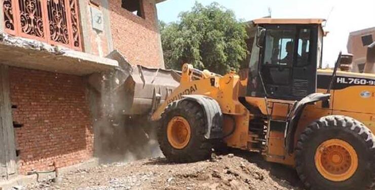 إزالة 34 تعدٍ على الأراضي الزراعية بالقليوبية