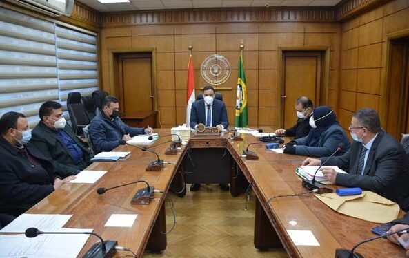 محافظ الدقهلية يناقش خطة تحويل خدمات الغاز الطبيعي بمحطات تموين السيارات