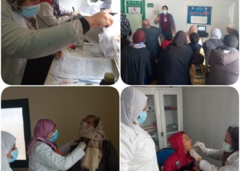 الكشف وعلاج ١٥٠٠ مواطناً بالمجان بأحد قرى كوم حمادة بالبحيرة