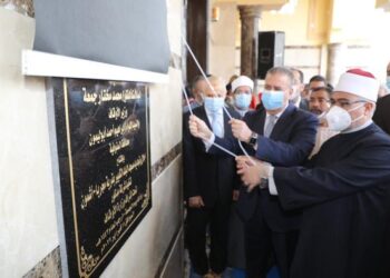 محافظ المنوفية يفتتح مسجد البلد الكبير بقرية مجيريا بمركز أشمون