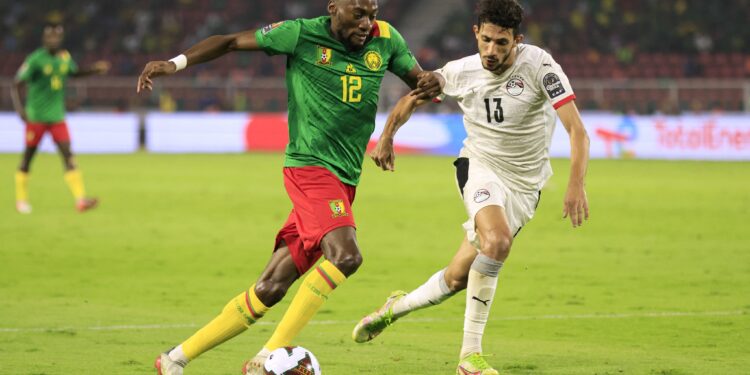 التعادل السلبي يحسم الشوط الأول من مباراة مصر والكاميرون