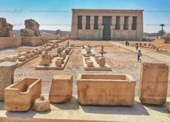 إصابة 3 مرممين باختناق أثناء تأدية عملهم بمعبد دندرة