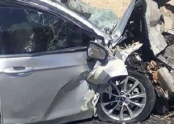 إصابة 5 أشخاص في تصادم سيارتين بكفر الشيخ