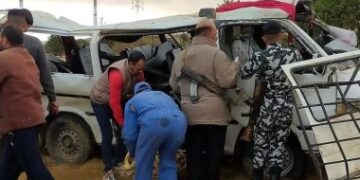 تفاصيل إصابة 7 أشخاص إثر تصادم 3 سيارات في الفيوم