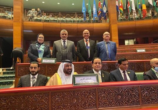 النائب علاء عابد يشارك في مؤتمر رابطة مجالس الشورى والشيوخ بالرباط