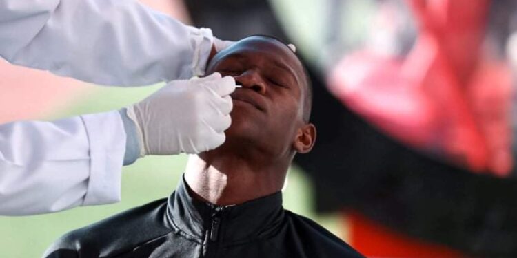 مسحة طبية للأهلي استعدادًا لمباراة المريخ السوداني