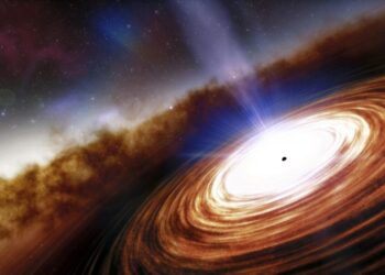 اكتشاف تسارع تدفقات الكوازار الخارجة على مقياس عشرات من الفرسخ الفلكي لأول مرة