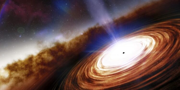 اكتشاف تسارع تدفقات الكوازار الخارجة على مقياس عشرات من الفرسخ الفلكي لأول مرة