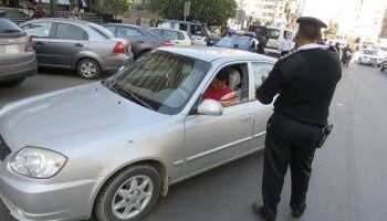 ضبط ١٩٠٨ مخالفة مرورية بكفر الشيخ