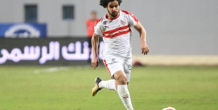 عبد الله جمعة يخوض تدريبات خاصة في الجيم على هامش مران الزمالك