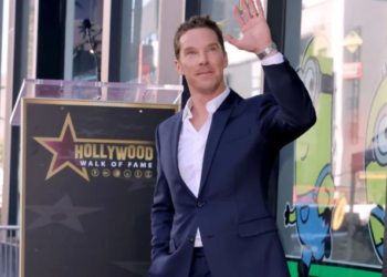 بنديكت كومبرباتش يحصل على نجمة هوليوود