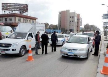 خلال 24 ساعة .. ضبط 4103 مخالفة عدم تركيب الملصق الإلكترونى