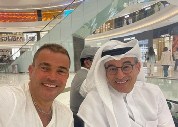 تعاون فني بين عمرو دياب و رجل الأعمال الإماراتي محمد العبار .. تفاصيل