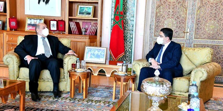تفاصيل اجتماع رئيس مجلس الشيوخ مع وزير الخارجية المغربي