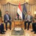 وزير الاتصالات ونظيره العراقى وجانب من الاجتماع