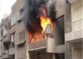 حريق مفاجئ داخل شقة سكنية بعرب الصبحة في سوهاج