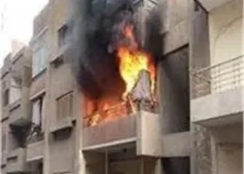 حريق مفاجئ داخل شقة سكنية بعرب الصبحة في سوهاج