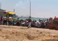 انفجار الإطار الخلفي لإحدى المركبتين يتسبب في حادث تصادم “الدواويس” بالإسماعيلية 