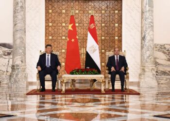 الرئيس عبد الفتاح السيسى ونظيره الصينى