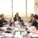 وزير التموين وجانب من الاجتماع