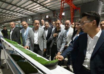 رئيس الوزراء وجانب من الجولة