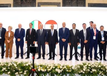 وزير الخارجية السفير بدر عبد العاطى وجانب من اللقاء
