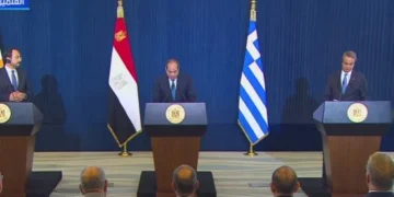 الرئيس السيسى وجانب من القمة