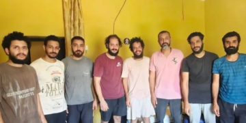 البحارة المصريين المفرج عنهم