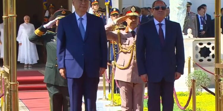 الرئيس عبد الفتاح السيسى ونظيره الصينى