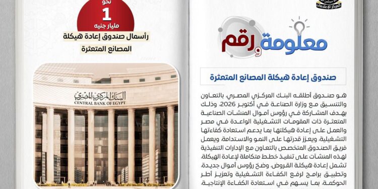 تنفيذاً للتوجيهات الرئاسية.. إطلاق صندوق إعادة هيكلة المصانع المتعثرة لدعم الاستثمار الصناعي